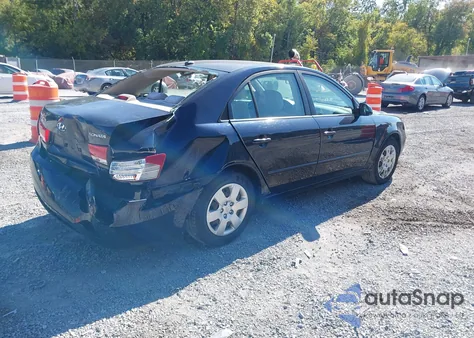 2008 Hyundai Sonata Gls V6 z USA, uszkodzony, nr VIN 5NPET46F38H390767